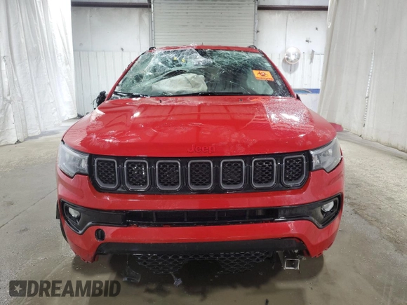 2023 Jeep Compass (RED) Edition with VIN 3C4NJDCN2PT511644, listed as a Copart auction lot 50709835 with 46,559 mi miles and Non Repairable. Bid and sale history available at carsss.com. Image 5.