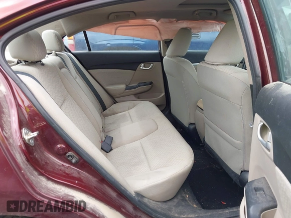 2014 Honda Civic Sedan EX with VIN 19XFB2F82EE020519, listed as a IAAI auction lot 41888819 with 127,412 mi miles. Bid and sale history available at carsss.com. Image 8.