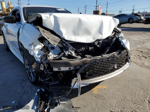 2015 Lexus RC 350 with VIN JTHHE5BC9F5002266, listed as a Copart auction lot 60583402 with 66,151 mi miles. Bid and sale history available at carsss.com. Image 9.