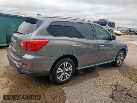 2019 Nissan Pathfinder SV with VIN 5N1DR2MM0KC598071, listed as a Copart auction lot 53110345 with 100,028 mi miles and Clean title. Bid and sale history available at DreamBid. Image 3.