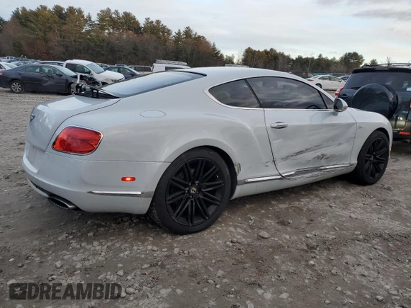 2013 Bentley Continental GT with VIN SCBFC7ZA5DC085043, listed as a Copart auction lot 74474123 with 107,442 mi miles and . Bid and sale history available at DreamBid. Image 3.