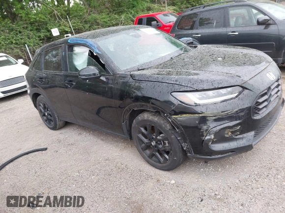 2024 Honda HR-V Sport with VIN 3CZRZ2H57RM701390, listed as a IAAI auction lot 42235082 with 10,001 mi miles and . Bid and sale history available at DreamBid. Image 1.
