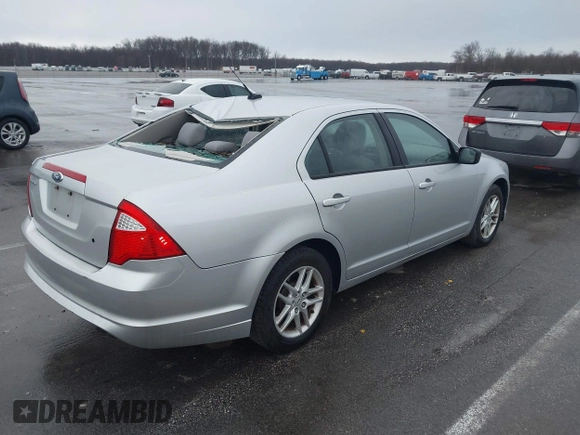2012 Ford Fusion S with VIN 3FAHP0GA3CR219168, listed as a IAAI auction lot 41845248 with 161,076 mi miles. Bid and sale history available at carsss.com. Image 4.