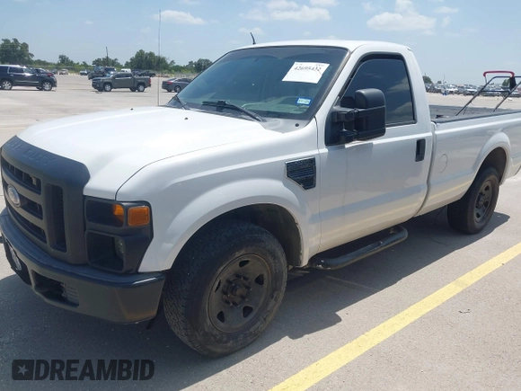 2008 Ford F-250 XL with VIN 1FTNF20548ED30900, listed as a IAAI auction lot 42695432 with Not provided miles and . Bid and sale history available at DreamBid. Image 2.