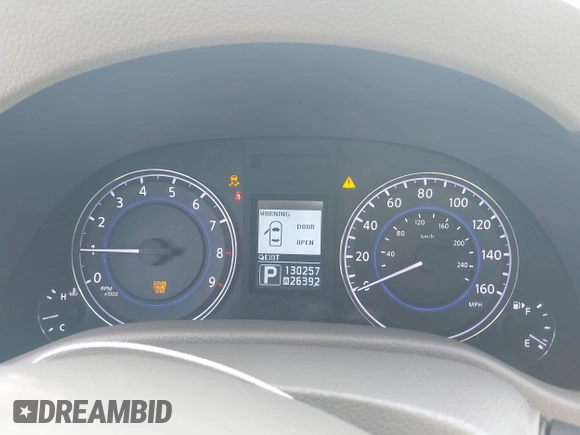 2013 Infiniti G37 Journey with VIN JN1CV6AP4DM713725, listed as a IAAI auction lot 42139687 with 130,257 mi miles and . Bid and sale history available at DreamBid. Image 15.