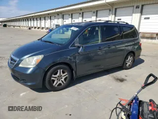 2006 Honda Odyssey EX with VIN 5FNRL38406B403705, listed as a Copart auction lot 50395855 with 252,722 mi miles and Salvage Title. Bid and sale history available at carsss.com. Image 1.
