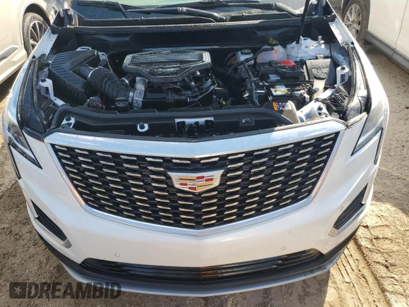 2024 Cadillac XT5 FWD Premium Luxury with VIN 1GYKNCRSXRZ720148, listed as a Copart auction lot 75116124 with 0 mi miles and Non Repairable. Bid and sale history available at carsss.com. Image 12.