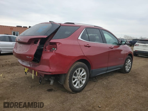 2018 Chevrolet Equinox LT with VIN 2GNAXSEV3J6352747, listed as a Copart auction lot 50538245 with 89,177 mi miles and Salvage Title. Bid and sale history available at DreamBid. Image 3.
