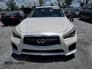 2015 Infiniti Q50 Sport with VIN JN1BV7AP4FM344160, listed as a Copart auction lot 61480985 with 99,666 mi miles and Salvage title. Bid and sale history available at DreamBid. Image 5.