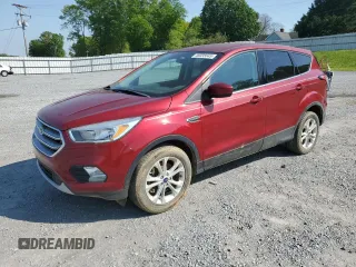 2017 Ford Escape SE with VIN 1FMCU9GD7HUC44615, listed as a Copart auction lot 48035645 with 150,268 mi miles and Salvage Title. Bid and sale history available at carsss.com. Image 1.