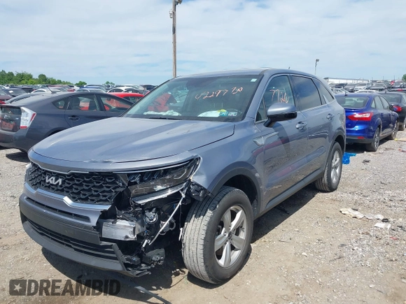 2023 Kia Sorento LX with VIN 5XYRGDLC9PG240958, listed as a IAAI auction lot 42297720 with 27,485 mi miles and . Bid and sale history available at DreamBid. Image 6.