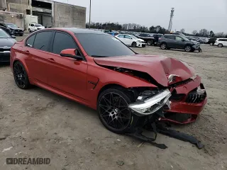2017 BMW M3 with VIN WBS8M9C54H5G83463, listed as a Copart auction lot 44850405 with 44,512 mi miles and Salvage Title. Bid and sale history available at carsss.com. Image 10.