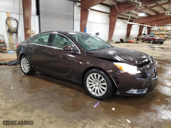 2011 Buick Regal CXL RL5 with VIN W04GT5GC9B1088461, listed as a Copart auction lot 44717735 with 215,553 mi miles and Clean Title. Bid and sale history available at carsss.com. Image 4.