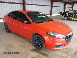 2015 Dodge Dart SXT with VIN 1C3CDFBB7FD228134, listed as a IAAI auction lot 41815377 with 162,740 mi miles. Bid and sale history available at carsss.com. Image 1.