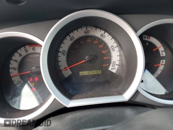 2014 Toyota Tacoma with VIN 3TMLU4EN4EM156401, listed as a Copart auction lot 46001045 with 124,289 mi miles and Salvage Title. Bid and sale history available at carsss.com. Image 9.