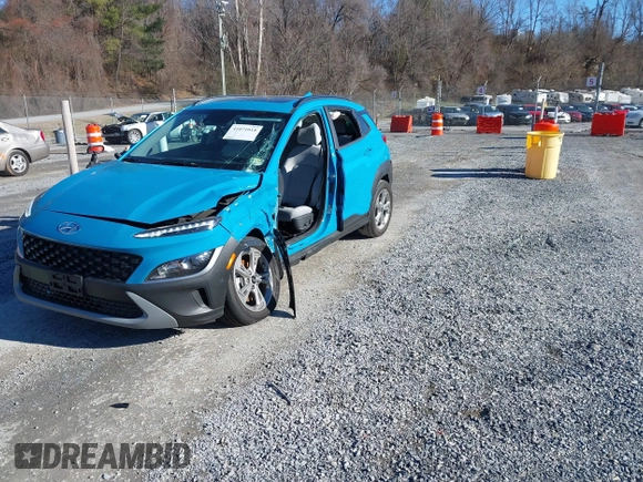 2023 Hyundai Kona SEL with VIN KM8K3CAB0PU961794, listed as a IAAI auction lot 41071018 with 8,988 mi miles and . Bid and sale history available at DreamBid. Image 19.