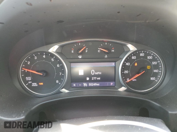 2019 GMC Terrain SLE with VIN 3GKALMEV1KL105891, listed as a Copart auction lot 49798665 with 50,249 mi miles and Salvage Title. Bid and sale history available at carsss.com. Image 9.
