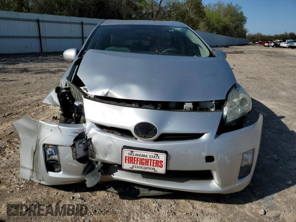2010 Toyota Prius II with VIN JTDKN3DU7A0072579, listed as a Copart auction lot 52017205 with 278,654 mi miles and Salvage Title. Bid and sale history available at carsss.com. Image 5.