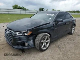 2015 Audi A3 Premium with VIN WAUACGFF0F1107162, listed as a Copart auction lot 55152085 with 115,647 mi miles and Salvage title. Bid and sale history available at DreamBid. Image 1.