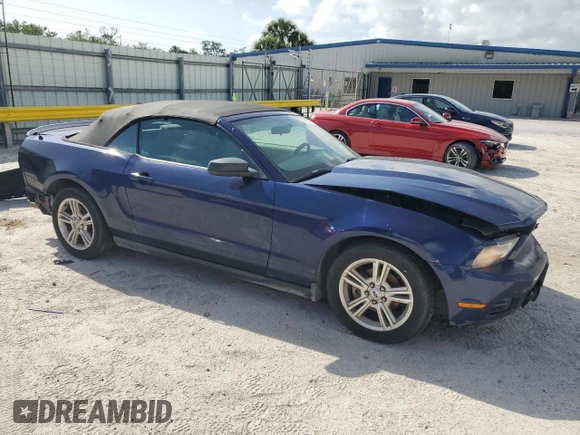 2010 Ford Mustang V6 with VIN 1ZVBP8EN5A5179046, listed as a Copart auction lot 50791365 with 104,588 mi miles and Salvage Title. Bid and sale history available at DreamBid. Image 4.