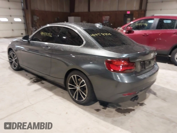 2020 BMW 2 Series 230i xDrive with VIN WBA2J3C07L7E64031, listed as a IAAI auction lot 41458356 with 43,594 mi miles. Bid and sale history available at carsss.com. Image 3.