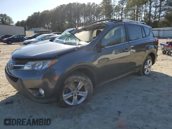 2013 Toyota RAV4 XLE with VIN JTMWFREV7DD017751, listed as a Copart auction lot 49781425 with 158,279 mi miles and Salvage Title. Bid and sale history available at carsss.com. Image 1.