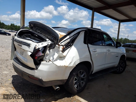 2021 Chevrolet Tahoe Z71 z VIN 1GNSKPKD1MR323641, wystawiony jako Copart lot #60993815 z przebiegiem 78 745 mil mil oraz Szkoda całkowita • Salvage title. Historia ofert i sprzedaży dostępna na DreamBid. Obrazek 3.