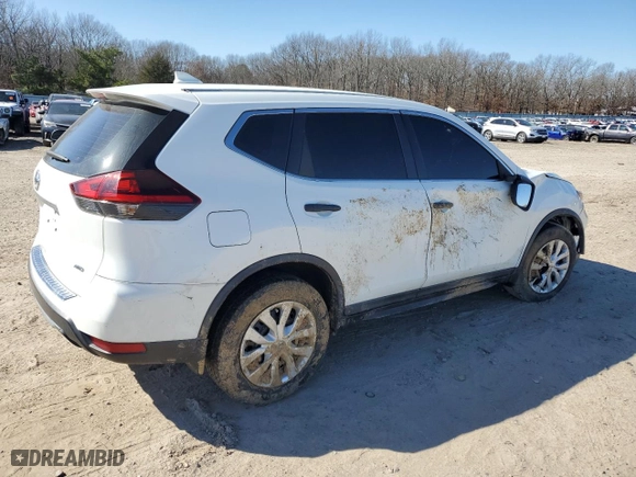 2018 Nissan Rogue S with VIN KNMAT2MV0JP505400, listed as a Copart auction lot 46500095 with 88,399 mi miles and Salvage Title. Bid and sale history available at carsss.com. Image 3.