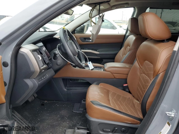 2023 Nissan Pathfinder Platinum with VIN 5N1DR3DG7PC200653, listed as a Copart auction lot 53497265 with 17,007 mi miles and Salvage Title. Bid and sale history available at carsss.com. Image 7.
