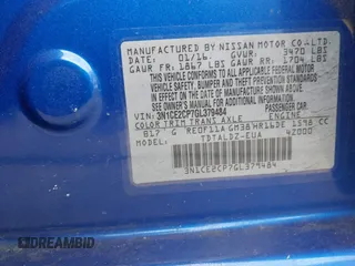 2016 Nissan Note SV with VIN 3N1CE2CP7GL379484, listed as a IAAI auction lot 41649681 with 111,332 mi miles and . Bid and sale history available at DreamBid. Image 9.