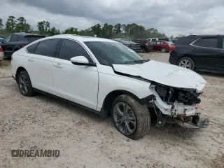 2024 Honda Accord EX с VIN 1HGCY1F3XRA036235, выставлен на аукционе Copart как лот 55147395 с пробегом Не указан миль и Списание • Salvage title. История ставок и продаж доступна на DreamBid. Изображение 4.