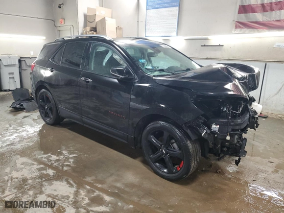 2021 Chevrolet Equinox Premier with VIN 2GNAXNEV0M6148333, listed as a Copart auction lot 48521295 with 57,886 mi miles and Clean Title. Bid and sale history available at carsss.com. Image 4.