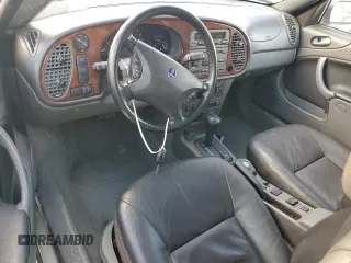 2002 Saab 9-3 SE with VIN YS3DF78KX27011783, listed as a Copart auction lot 43428015 with 115,846 mi miles and Salvage Title. Bid and sale history available at carsss.com. Image 8.