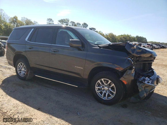2021 Chevrolet Tahoe LT with VIN 1GNSCNKD5MR238092, listed as a Copart auction lot 47232764 with 76,847 mi miles and Salvage Title. Bid and sale history available at carsss.com. Image 4.