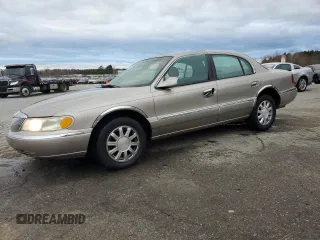 2001 Lincoln Continental with VIN 1LNHM97V41Y633841, listed as a Copart auction lot 86695664 with 166,931 mi miles and Salvage Title. Bid and sale history available at carsss.com. Image 1.