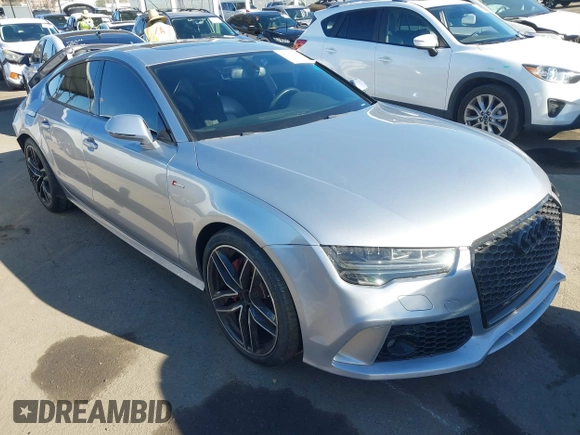 2016 Audi A7 3.0 Premium Plus with VIN WAUWGAFC8GN012047, listed as a IAAI auction lot 41012423 with 77,778 mi miles. Bid and sale history available at carsss.com. Image 1.