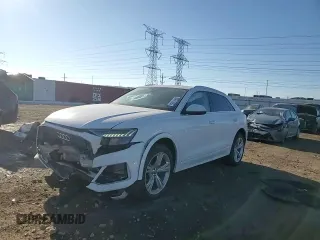 2023 Audi Q8 Premium with VIN WA1AVBF1XPD024739, listed as a Copart auction lot 88641505 with 21,585 mi miles and Salvage title. Bid and sale history available at DreamBid. Image 11.