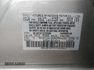 2014 Nissan Sentra SV with VIN 3N1AB7AP7EY333265, listed as a Copart auction lot 57953125 with 118,277 mi miles and Salvage title. Bid and sale history available at DreamBid. Image 13.