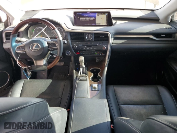 2019 Lexus RX 450h with VIN 2T2BGMCA3KC035202, listed as a Copart auction lot 55342675 with 91,798 mi miles and Salvage Title. Bid and sale history available at DreamBid. Image 8.