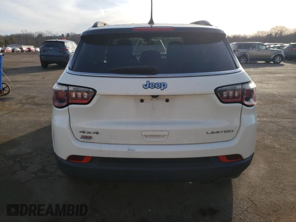 2018 Jeep Compass Limited with VIN 3C4NJDCB1JT349101, listed as a Copart auction lot 48759155 with 59,431 mi miles and Salvage Title. Bid and sale history available at carsss.com. Image 6.
