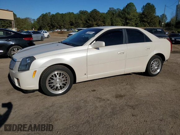 2007 Cadillac CTS with VIN 1G6DP577970122009, listed as a Copart auction lot 79976914 with 124,899 mi miles and Salvage Title. Bid and sale history available at carsss.com. Image 1.