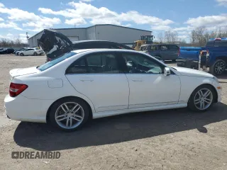 2014 Mercedes-Benz C with VIN WDDGF8AB4EA939462, listed as a Copart auction lot 54179705 with 119,310 mi miles and Salvage Title. Bid and sale history available at carsss.com. Image 3.