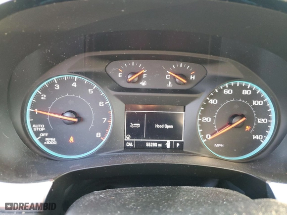 2021 Chevrolet Traverse LS with VIN 1GNEVFKW3MJ207176, listed as a Copart auction lot 82544224 with 55,290 mi miles and Salvage Title. Bid and sale history available at carsss.com. Image 9.