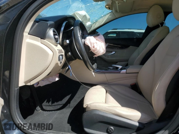 2018 Mercedes-Benz C with VIN 55SWF4JB1JU262627, listed as a Copart auction lot 48137995 with 55,088 mi miles and Non Repairable. Bid and sale history available at carsss.com. Image 7.