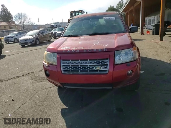 2008 Land Rover LR2 HSE with VIN SALFT24N58H061921, listed as a Copart auction lot 47489565 with 150,141 mi miles and Salvage Title. Bid and sale history available at DreamBid. Image 10.