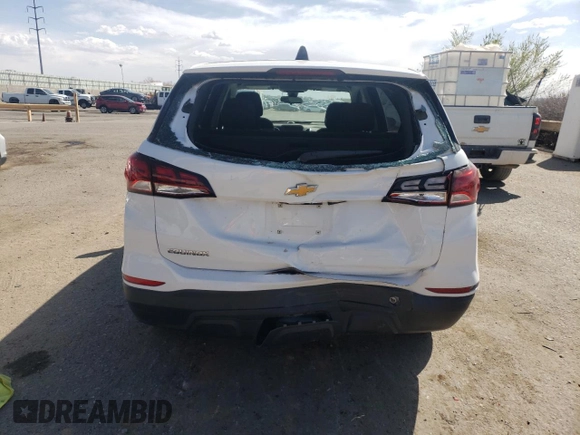 2022 Chevrolet Equinox LS z VIN 3GNAXHEV2NS158091, wystawiony jako Copart lot #50431625 z przebiegiem 41 458 mil mil oraz Czysty tytuł • Clean title. Historia ofert i sprzedaży dostępna na DreamBid. Obrazek 6.