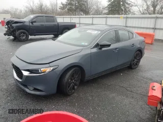 2023 Mazda 3 S Carbon Edition with VIN 3MZBPACM2PM377006, listed as a Copart auction lot 85168304 with 20,920 mi miles and Salvage title. Bid and sale history available at DreamBid. Image 1.