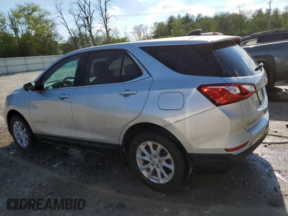2021 Chevrolet Equinox LT z VIN 3GNAXUEV8MS130867, wystawiony jako Copart lot #56653705 z przebiegiem 42 510 mil mil oraz Szkoda całkowita • Salvage title. Historia ofert i sprzedaży dostępna na DreamBid. Obrazek 2.
