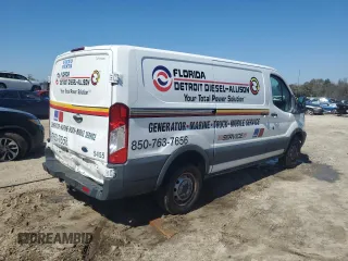 2015 Ford Transit with VIN 1FTNR1YG6FKB25682, listed as a Copart auction lot 43178745 with 137,889 mi miles and Salvage Title. Bid and sale history available at DreamBid. Image 3.