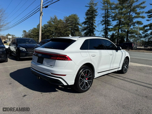 2019 Audi Q8 Prestige with VIN WA1FVAF16KD022799, listed as a Copart auction lot 54085215 with 124,505 mi miles and Clean Title. Bid and sale history available at carsss.com. Image 4.